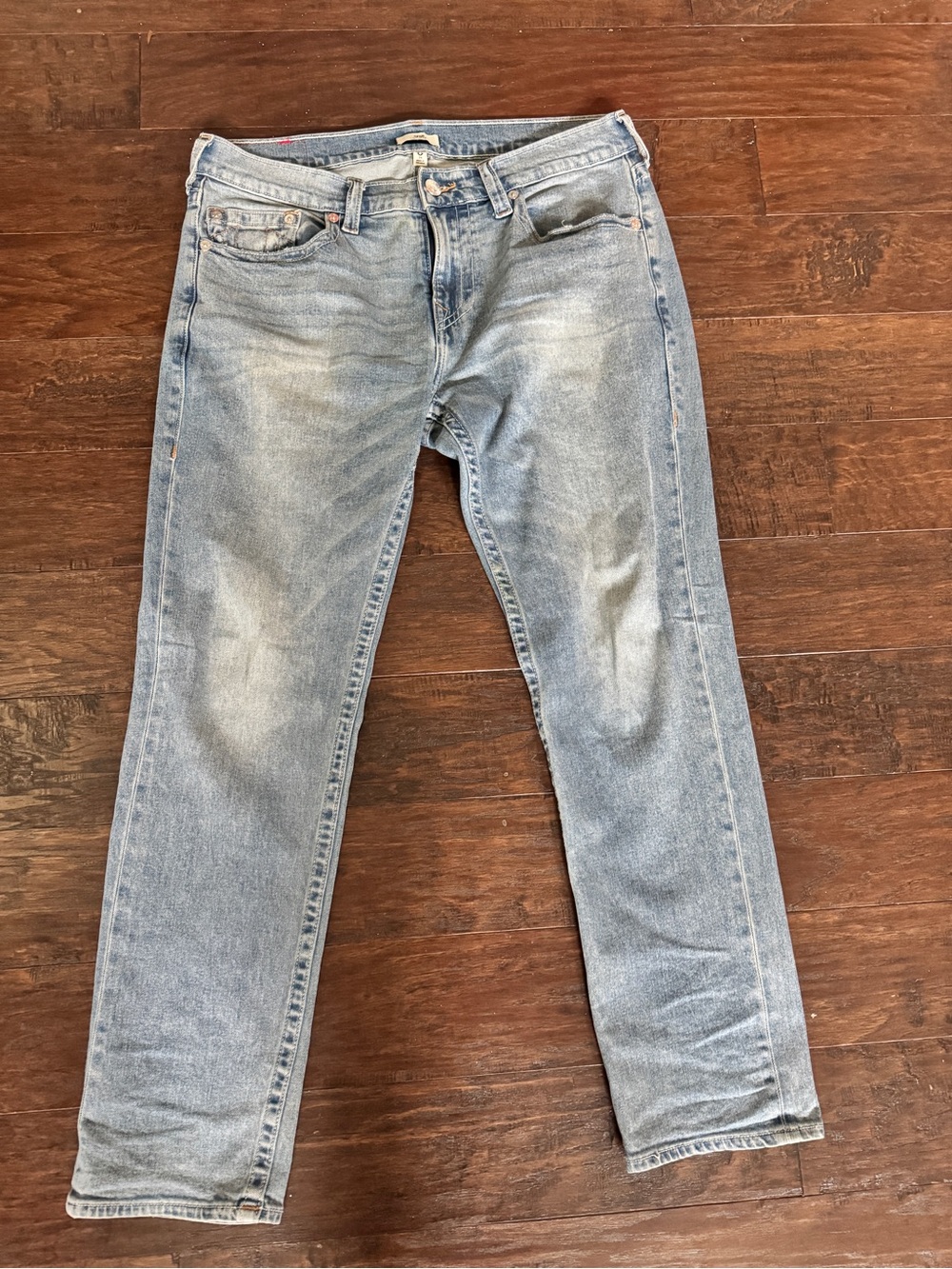 True Religion Light Blue Straight Leg Men's Jeans